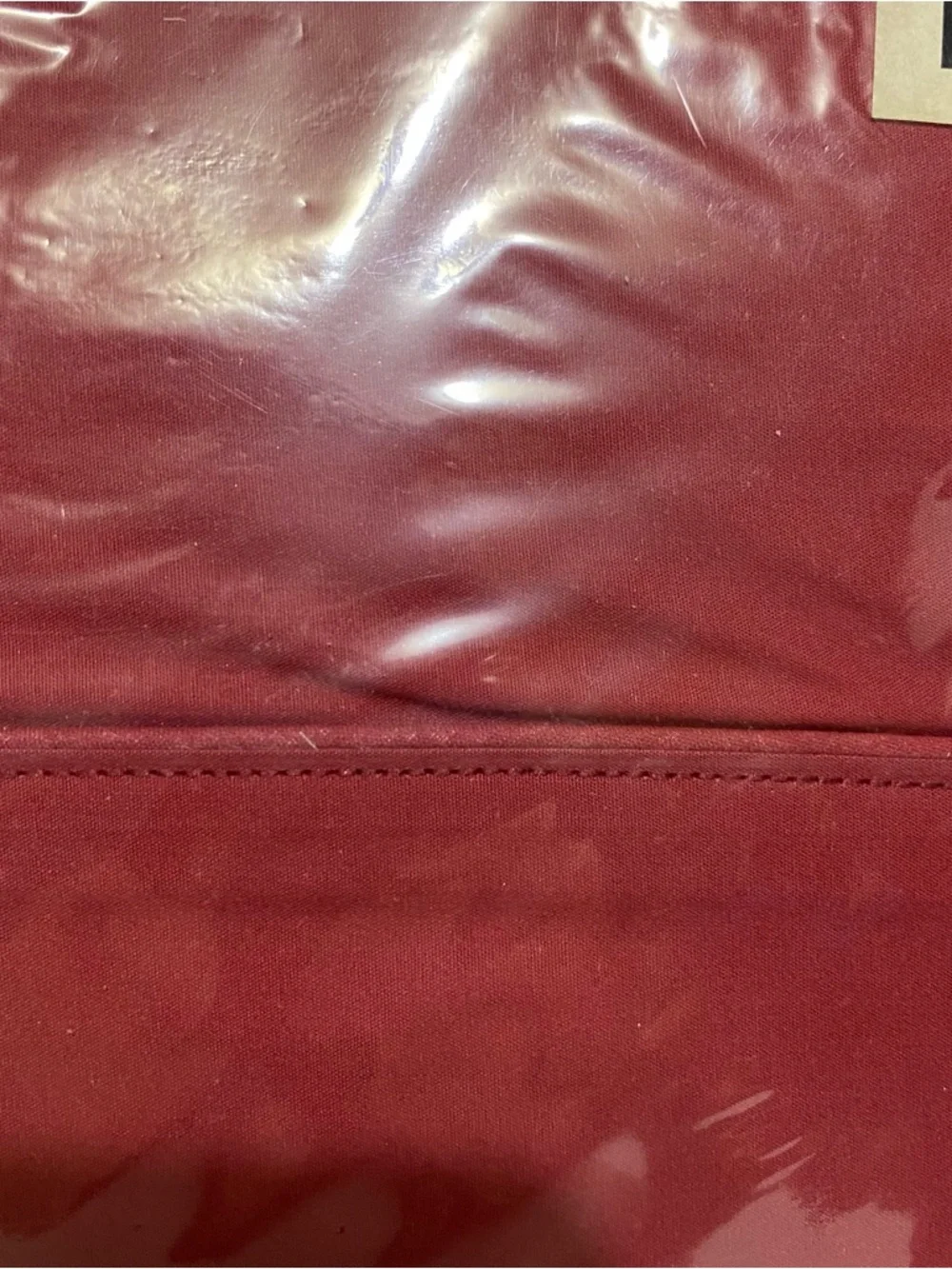 New Vintage Wamsutta Egyptian Cotton 250 TC Twin Flat Sheet Ming Red Burgundy